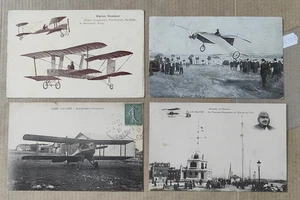 AVIAZIONE CIVILE PIONIERI-FRANCIA FRANCE-LOTTO 4 CARTOLINE-D4-176 - Picture 1 of 1