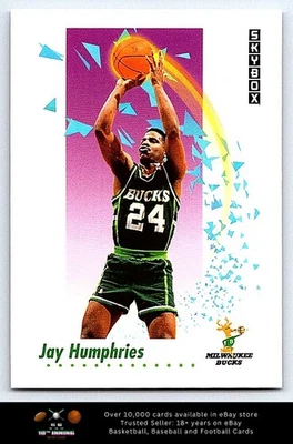 1991-92 SkyBox #158 Jay Humphries - Image 1 of 2