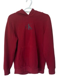 Calvin Klein Dark Red Hoodie!! Size 18/20 - Picture 1 of 3