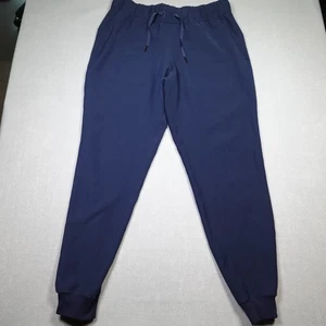 Pantalones deportivos Lululemon para mujer 8 azul marino cónicos con cordón logotipo - Imagen 1 de 14
