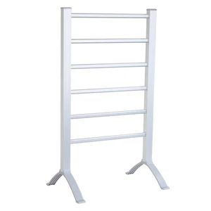 NEW! Portable Aluminium Electric Towel Rail Warmer with 6 Heated Bars - Picture 1 of 8