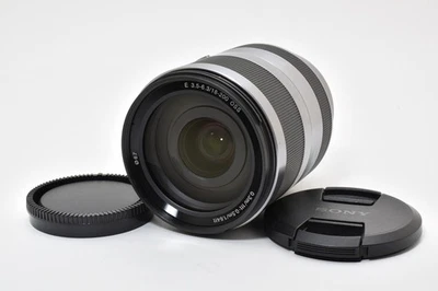 Montaje Sony E 18-200 mm f/3,5-6,3 OSS plateado SEL18200 Sony E [Exc+++] #2665948A Foto 1 de 4