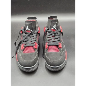 Nike Air Jordan 4 Retro Red Thunder 8.5 Uomo CT8527-016 - Foto 1 di 10