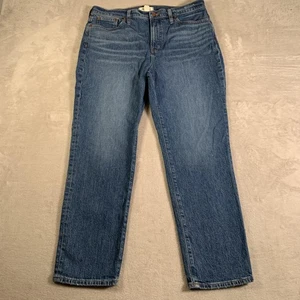 Madewell Jeans Womens 32 Blue The Perfect Vintage Jean High Rise Straight Denim - Picture 1 of 14