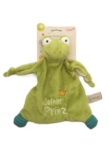 MY FIRST NICI Schmusetuch "KLEINER PRINZ" Frosch Schnuffeltuch Baby Kuscheltuch - Bild 1 von 5