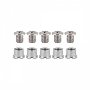 ORIGIN8 Double Bolts Double/Triple Steel M8x8mm Bolt / M8x7mm Nut Chrome - Picture 1 of 1