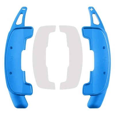 Steering Wheel Paddle Shifter Extension For Range Rover Jaguar Aluminium Blue H0 Foto 1 de 4