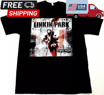 Camiseta LINKIN PARK 'Hybrid Theory', Camiseta Algodón Negra Pesada, Talla S a 5XL Foto 1 de 4