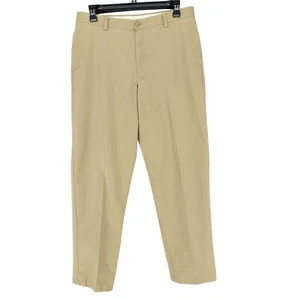 LL Bean Herren Hose Chino 36 Khaki Faltenfrei Classic Fit Flatfront  - Bild 1 von 6
