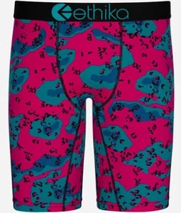 NEW Ethika Youth Boys Limited Edition Desert Camo Boxer Briefs - Pink - Medium - Picture 1 of 6