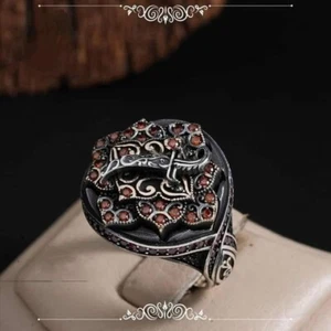 A Stunning Show Piece! ๐ Ring Sterling Silver 925k & Musgravite / The Best Gift - Picture 1 of 4