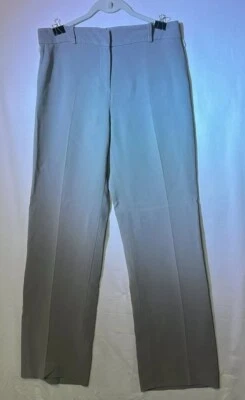 $850 Pantalones Giorgio Armani Etiqueta Negra Gris Sólido Esponja Crepé Grosgrain Ribete 31 Foto 1 de 4