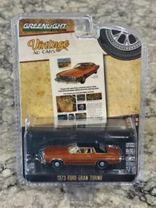 Greenlight Vintage Ad Cars Series 10 - 1973 Ford Gran Torino 1/64 - Picture 1 of 1