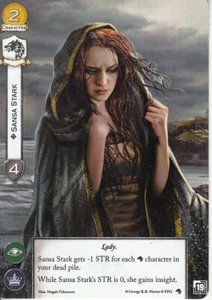 3 x Sansa Stark AGoT LCG 2.0 Game of Thrones Alternate Art Promo - Picture 1 of 1