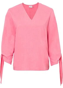 Túnica Mujer Escote V T. 44 Rosa Explosión Túnica Blusa Camisa Camisa Nueva - Imagen 1 de 1