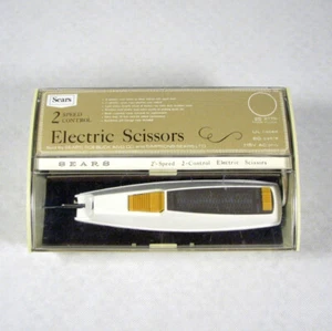 Forbici elettriche in custodia Sears 25 2179 testate funzionanti usate in ottime condizioni - Foto 1 di 5