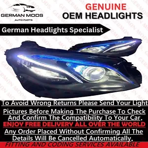 MERCEDES E CLASS W213 W238 MULTIBEAM LED HEADLIGHT LEFT OR RIGHT SIDE OEM 2018 - Picture 1 of 21