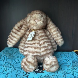 Jellycat Bashful  Luxe Juniper Bunny - RARE - New w/ Tags - Free Fast Shipping ✅ - Picture 1 of 7