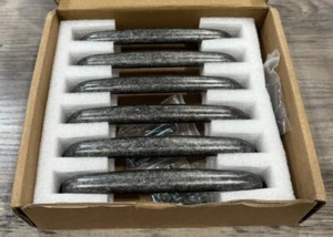 6Pk Goo-Ki Antique Weathered Nickel Drawer Handles Retro Bar Iron Cabinet Pulls - Picture 1 of 16