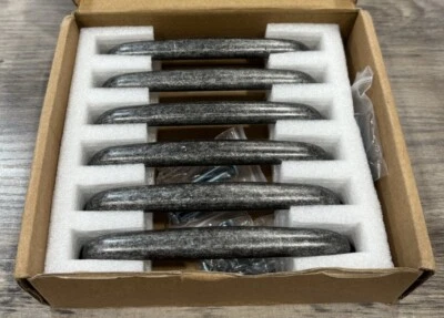 6Pk Goo-Ki Antiguo Níquel Desgastado Tiradores de Cajón Barra Retro Hierro Gabinete Foto 1 de 4