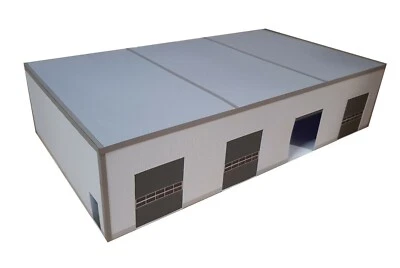 1:50 Fahrzeughalle, Kartonmodellbausatz - Bild 1 von 3