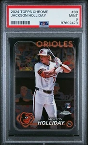 2024 Topps Chrome #88 Jackson Holliday Rookie (RC) - PSA 9 - Bild 1 von 9