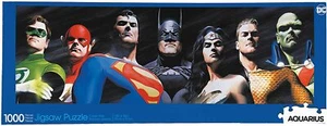 DC Comics Justice League 1000 piece jigsaw puzzle  900mm x 300mm (nm) - Picture 1 of 4