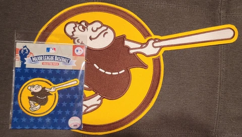 Oversized San Diego Padres logo Patch MLB Baseball Jersey Jacket Iron On Patch Cover