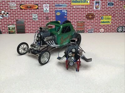 1/18 GMP ACME SUPER RAT ALTERED FIAT DRAGSTER ENGINE NEW A1800104 - Image 1 of 4