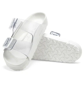 NEW BIRKENSTOCK X Manolo Blahnik Arizona Slide Sandals Slippers White Size 42 - Picture 1 of 24