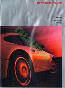 Porsche 911 Series 928 GTS Series 968 Series 1993 folleto del concesionario (16 páginas) - Imagen 1 de 3