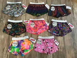 NWT Youth Girls Soffe shorts cheer sport Cheetah Peace Animal reptile S Small 7  - Picture 1 of 11