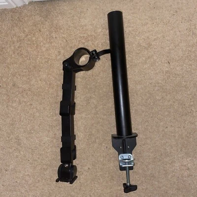 Amazon Basics Single Monitor Stand - Height Adjustable Arm Mount, Steel, Black - Image 1 of 3