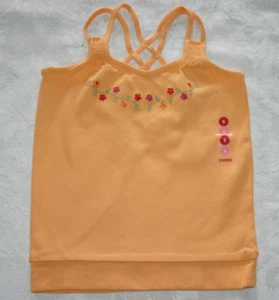 Gymboree FIESTA DEL SOL Orange Knit Top Criss Cross Straps NWT 5 - Picture 1 of 2