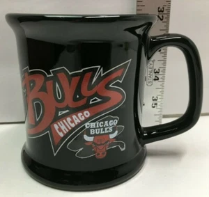 Chicago Bulls Black Coffee Mug Cup - Picture 1 of 4