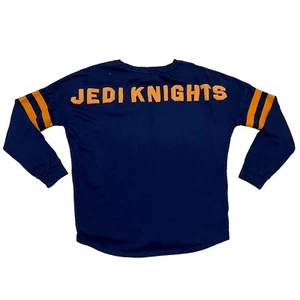 Star Wars Jedi Long Sleeve T Shirt Sz M Blue Orange Stripes Jedi Knights Mens - Picture 1 of 5