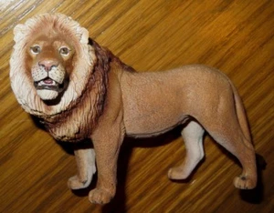 SCHLEICH Standing Male LION 2007 Plastic Figure COLLECTIBLE TOY - Foto 1 di 5