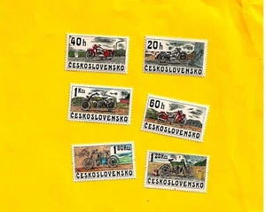 Czechoslovakia nr 2018-2023 motorcycles MNH cv 2.65 - Picture 1 of 1