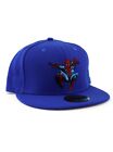 New Era Classic Spider-Man 59fifty Custom Fitted Hat Size 8 Marvel Blue