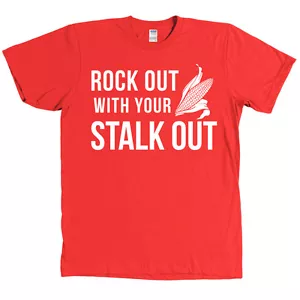 Rock Out With Your Stalk Out Huskers Shirt Nebraska Cornhuskers NE NEU - Bild 1 von 5