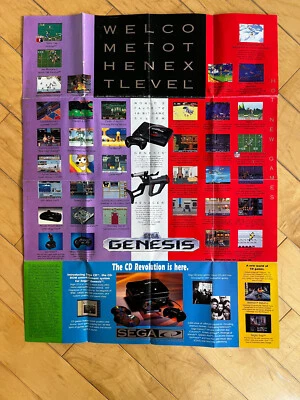 Sega Genesis Sega Game Gear Poster - Image 1 of 2