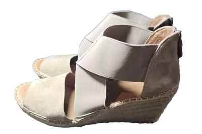 Alpargata beige Gentle Souls by Kenneth Cole cuñas de colección para mujer talla 9M F12 Foto 1 de 4