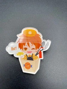 Free Iwatobi Swim Club Cafe in Winter Acrylic Pin Badge Taito Asahi - Picture 1 of 4