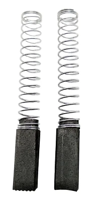 KRAFTFELD 1 Paar Motorkohlen mit Feder Kohlemaß 6x6x15mm Ersatz Kohlebürsten Stifte 904764