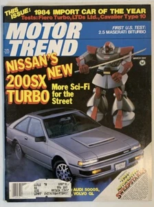 Motor Trend Magazine March 1984 200SX Import COTY CRX Maserati - Picture 1 of 2