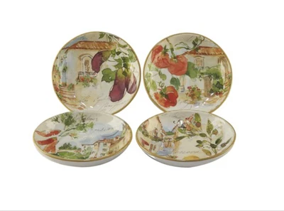 Juego de tazones para sopa pasta 9,25 International Piazzette certificado diseños surtidos nuevo con etiquetas Foto 1 de 4