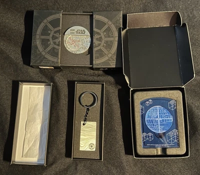 LEGO Star Wars Todesstern Münze ,Todesstern 2 Münze und Beskar Schlüsselanhänger - Bild 1 von 4