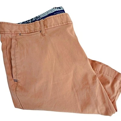 Tommy Bahama Clásico Pana Fina Algodón Spandex Naranja Chino Pantalones Cortos Talla 40 Foto 1 de 4