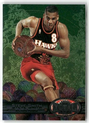 Skybox Metal Universe Steve Smith Atlanta Hawks #6 1997-98 Foto 1 de 3