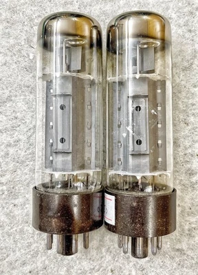 Telefunken EL34 6CA7 Base Marrón OO Getter, probado NOS Par Combinado Foto 1 de 4